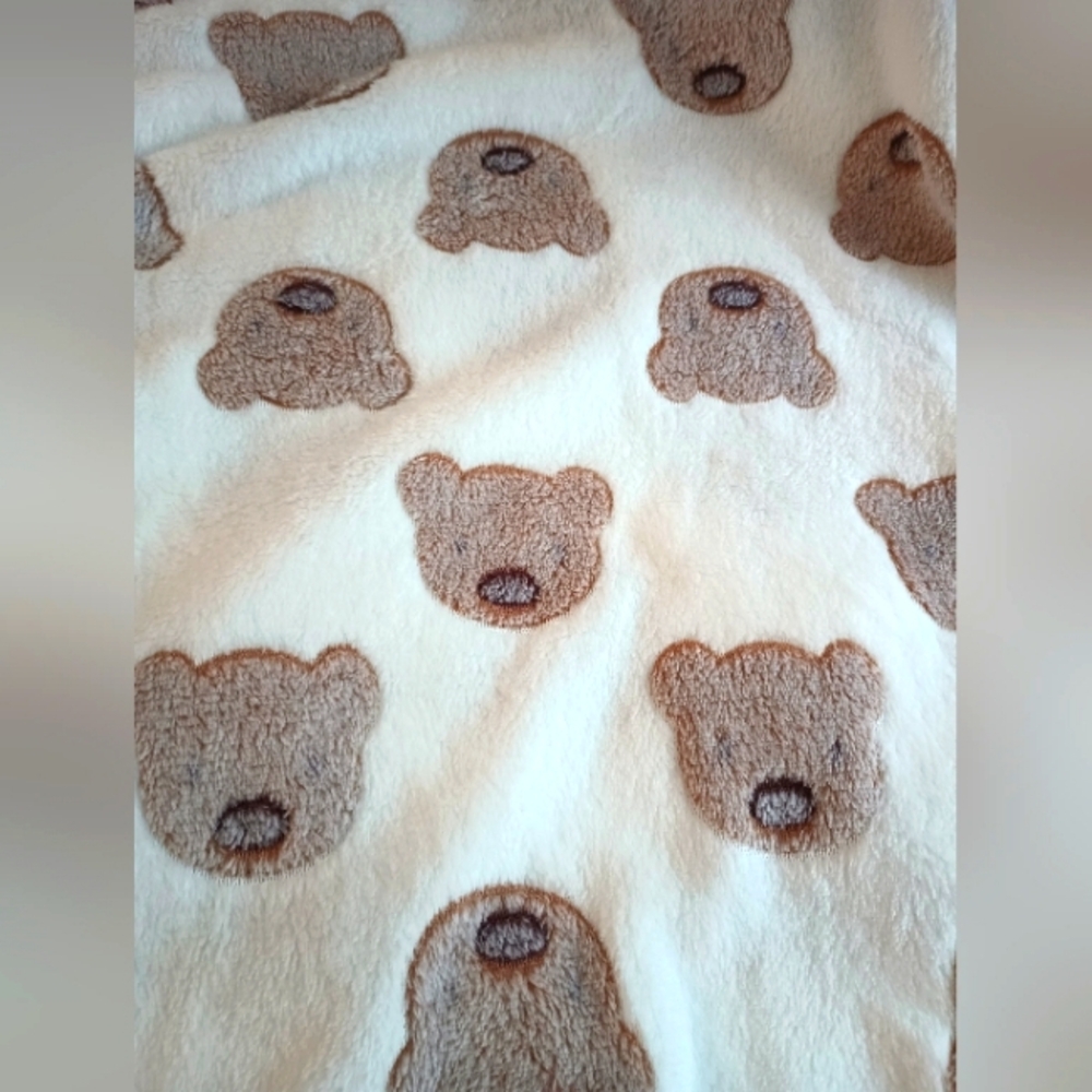 Shein🐻SOFT Teddy Plush Sweatshirt Pants Sweatsuit Outfit Pajamas